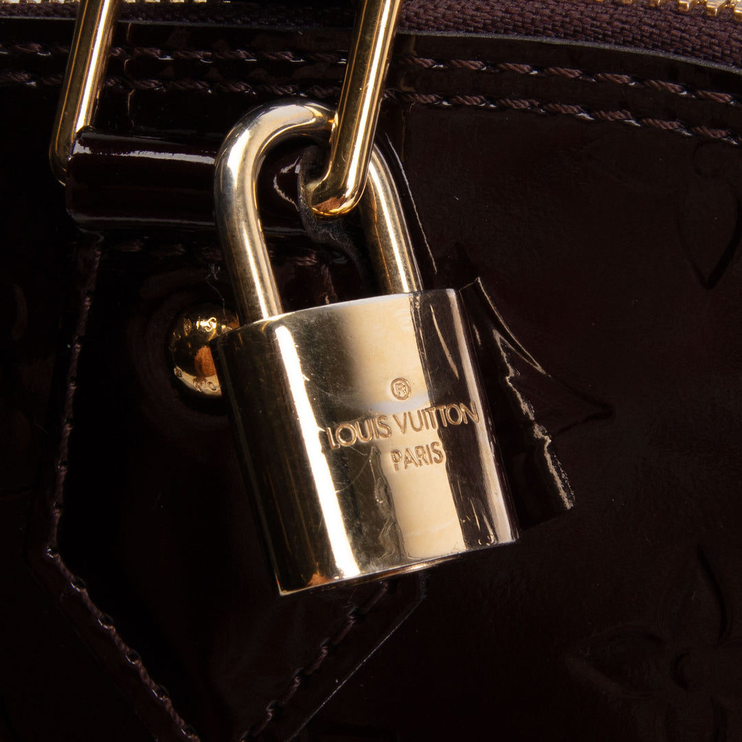 LOUIS VUITTON Monogram Alma GM Vernis