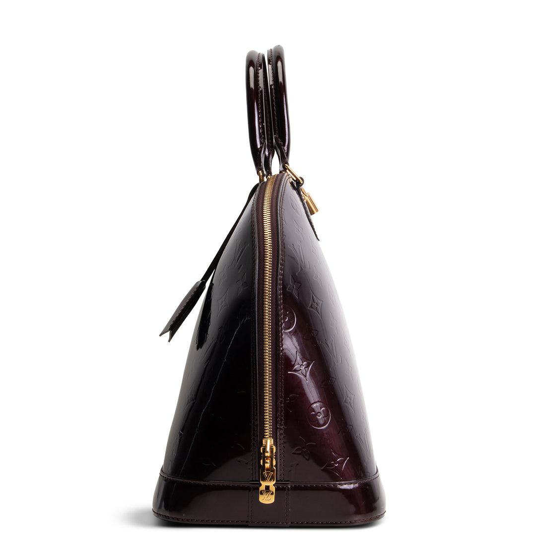 LOUIS VUITTON Monogram Alma GM Vernis