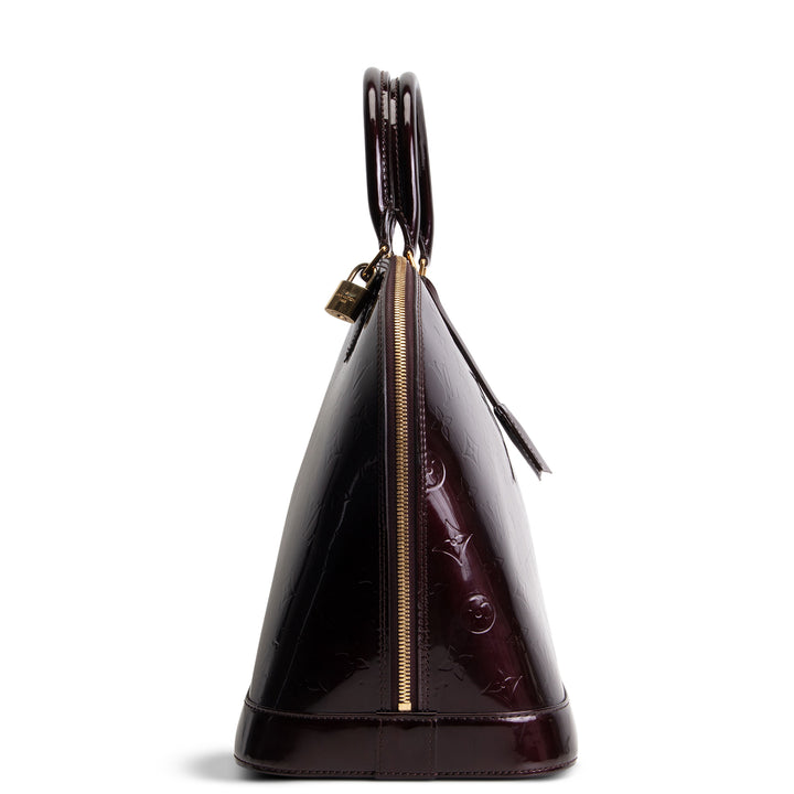 LOUIS VUITTON Monogram Alma GM Vernis