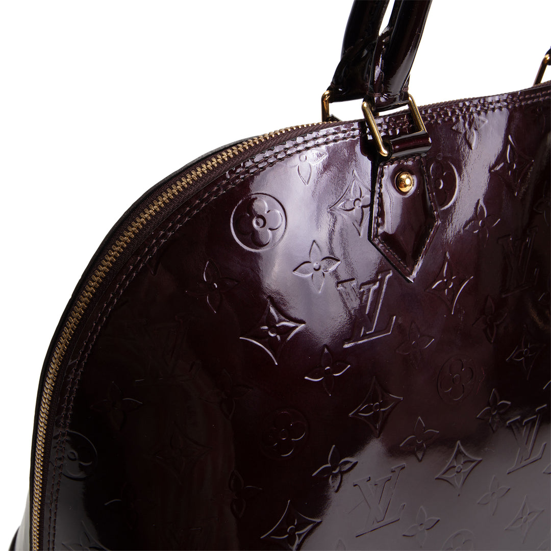 LOUIS VUITTON Monogram Alma GM Vernis