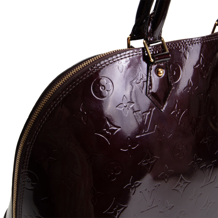 LOUIS VUITTON Monogram Alma GM Vernis