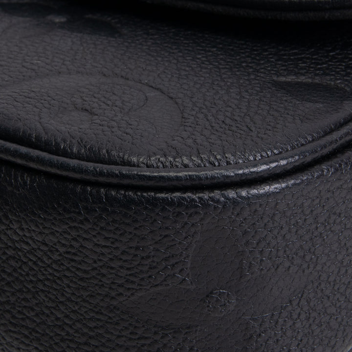 LOUIS VUITTON Monogram Empreinte Ivy Wallet on Chain - Black