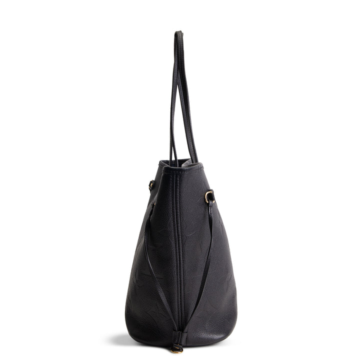 LOUIS VUITTON Neverfull MM Empreinte w/ Pouch - Black OUTLET FINAL SALE