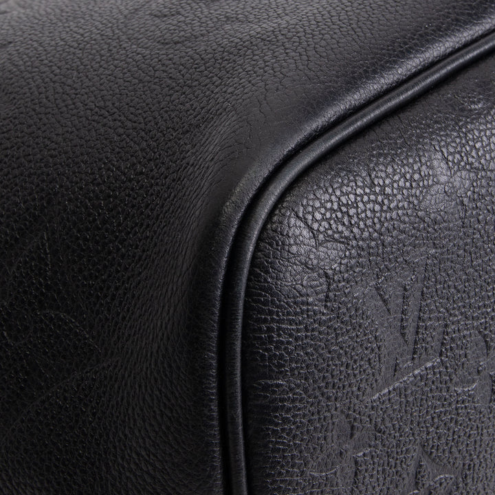 LOUIS VUITTON Neverfull MM Empreinte w/ Pouch - Black OUTLET FINAL SALE
