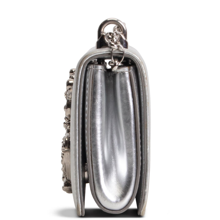 DOLCE & GABBANA DG Girls Phone Bag - Silver OUTLET FINAL SALE