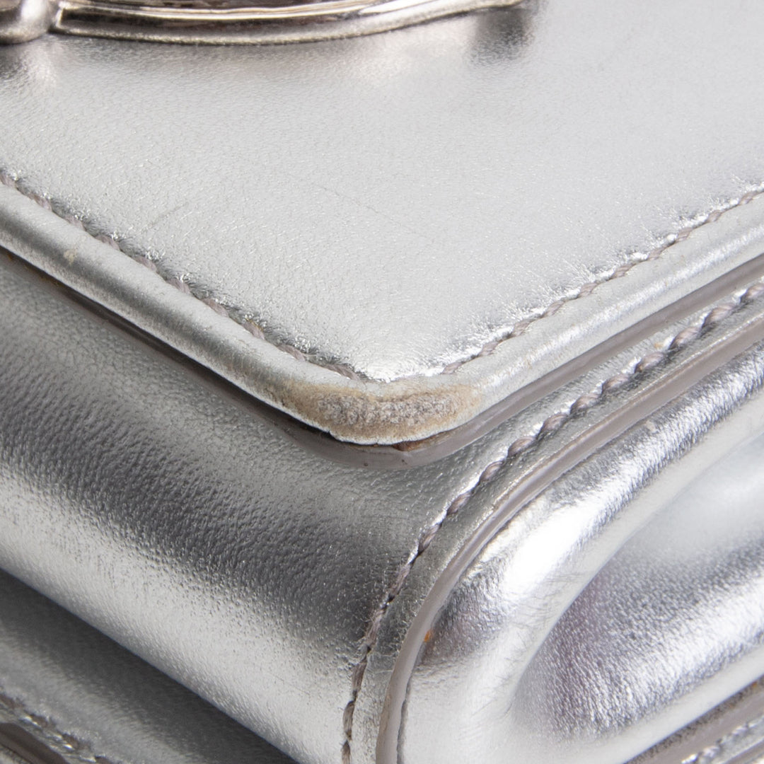 DOLCE & GABBANA DG Girls Phone Bag - Silver OUTLET FINAL SALE