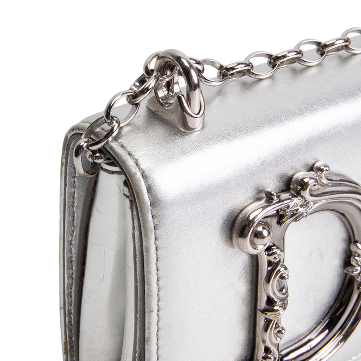 DOLCE & GABBANA DG Girls Phone Bag - Silver OUTLET FINAL SALE