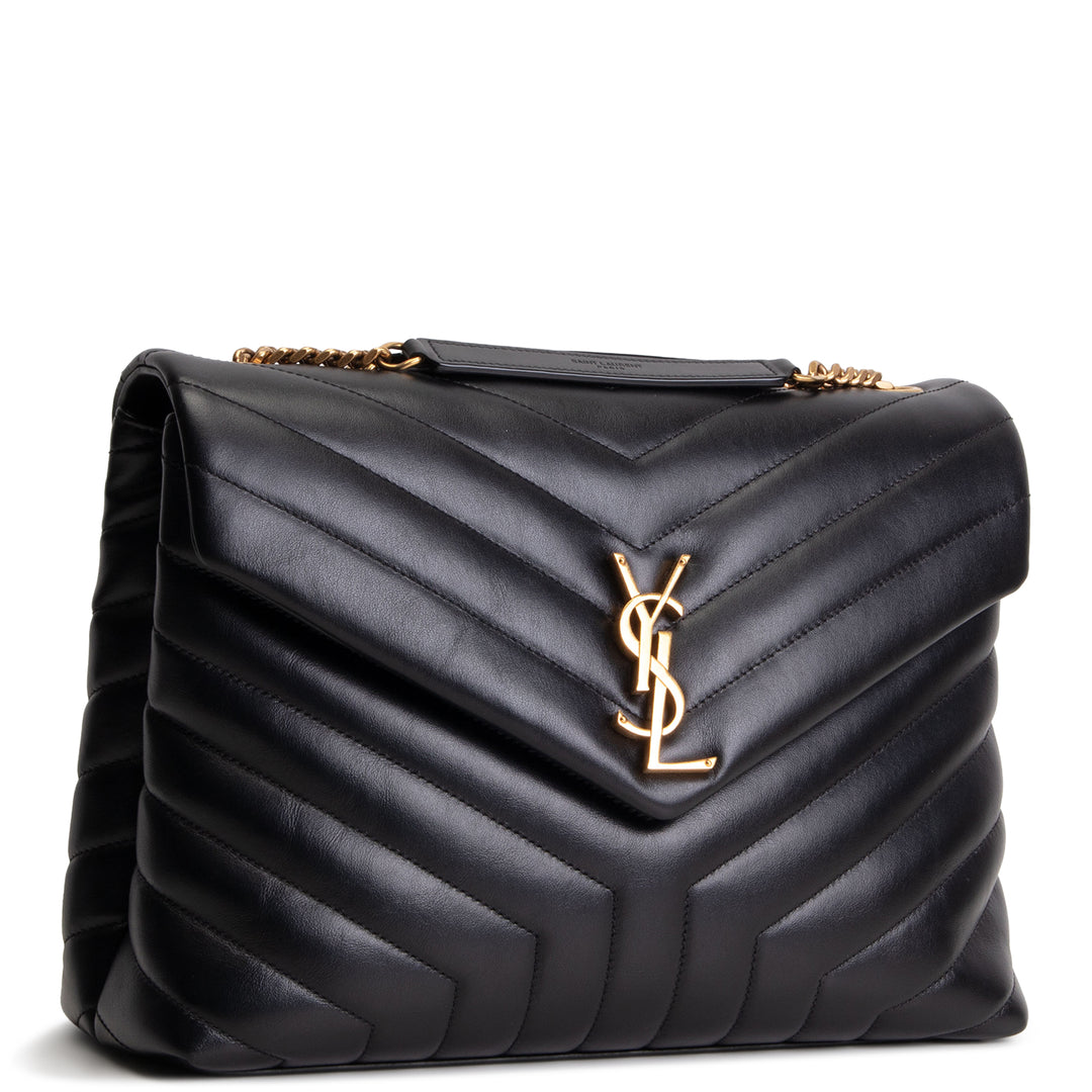 SAINT LAURENT Loulou Medium - Black