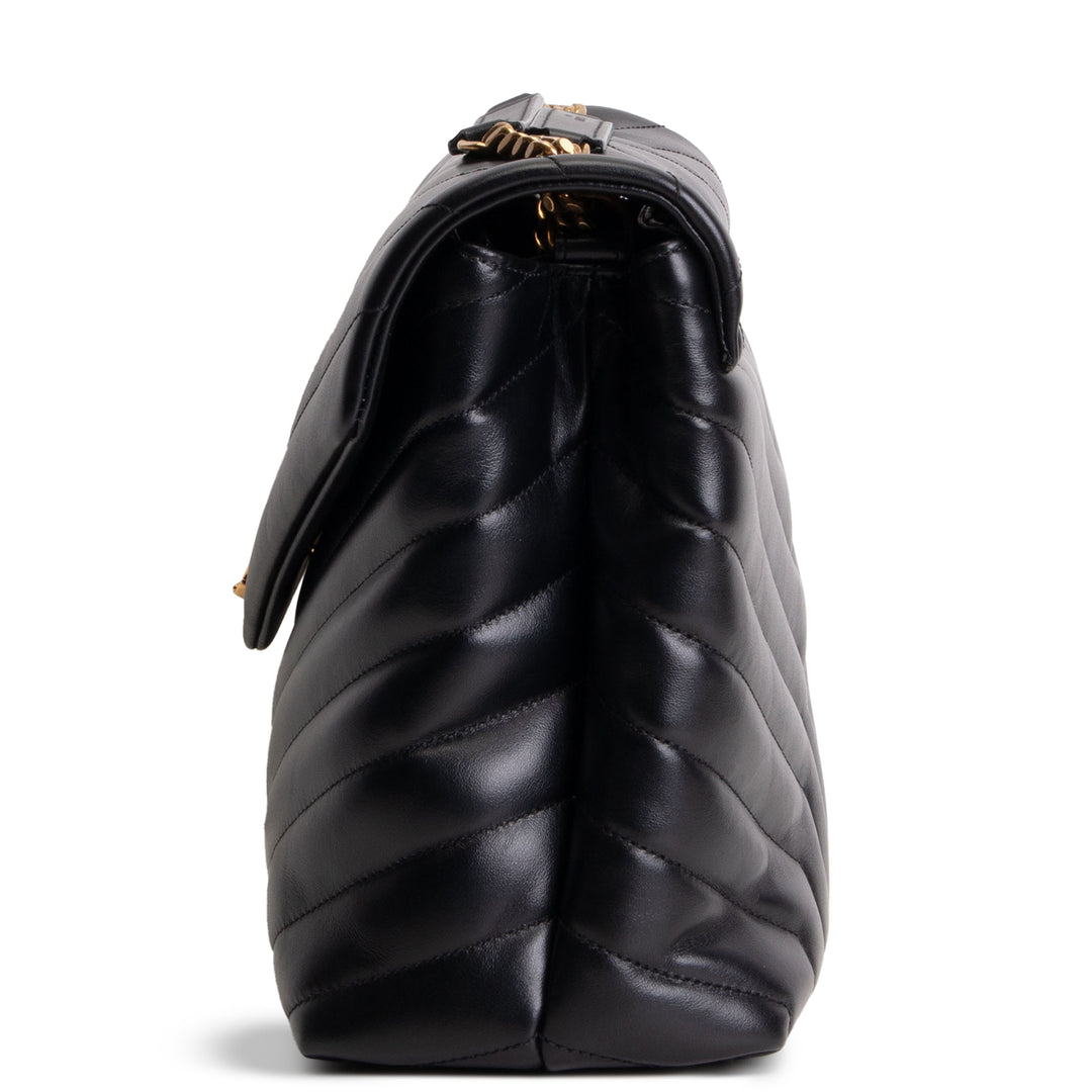 SAINT LAURENT Loulou Medium - Black