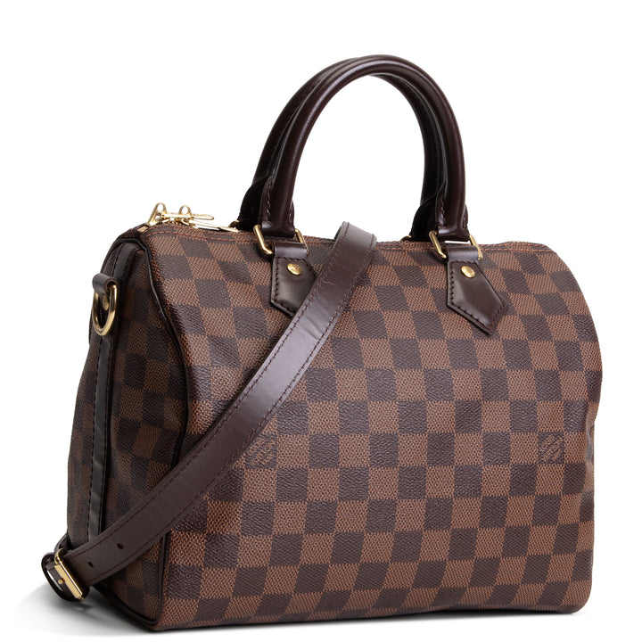 LOUIS VUITTON Speedy 25 Bandouliere Damier Ebene