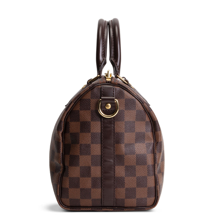 LOUIS VUITTON Speedy 25 Bandouliere Damier Ebene