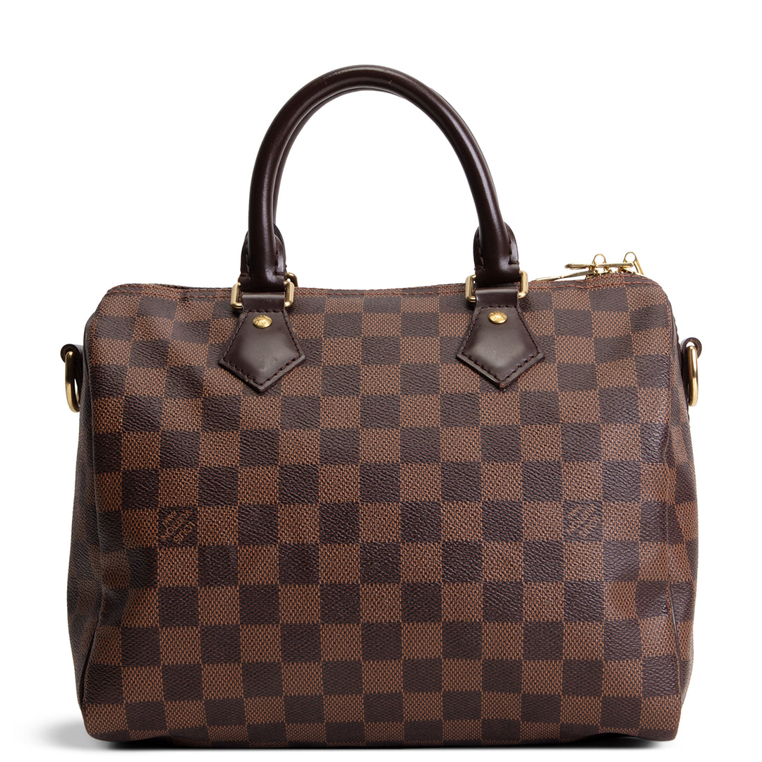 LOUIS VUITTON Speedy 25 Bandouliere Damier Ebene