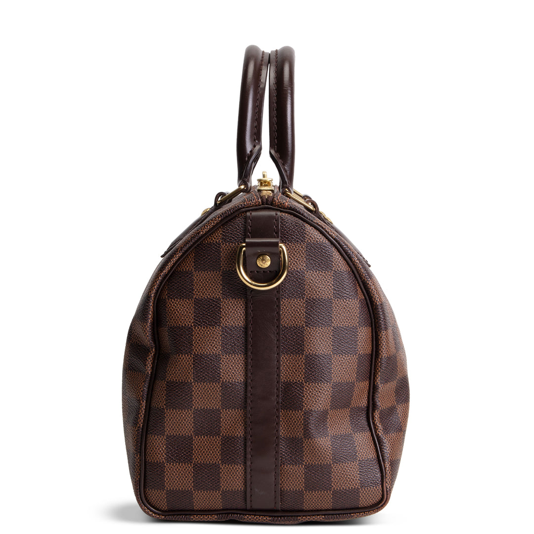 LOUIS VUITTON Speedy 25 Bandouliere Damier Ebene