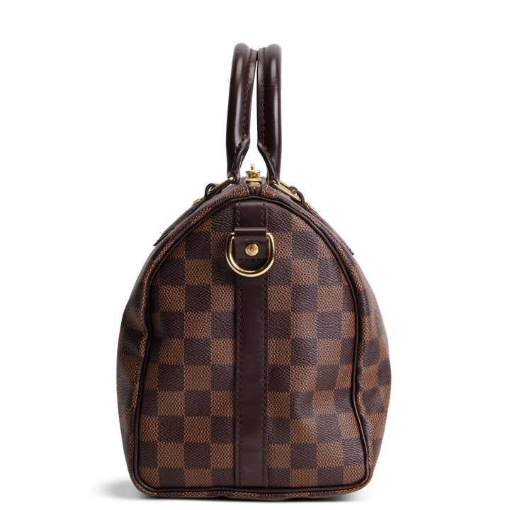 LOUIS VUITTON Speedy 25 Bandouliere Damier Ebene