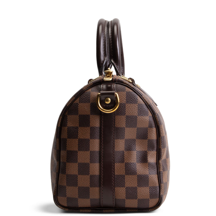 LOUIS VUITTON Damier Ebene Speedy Bandouliere 25