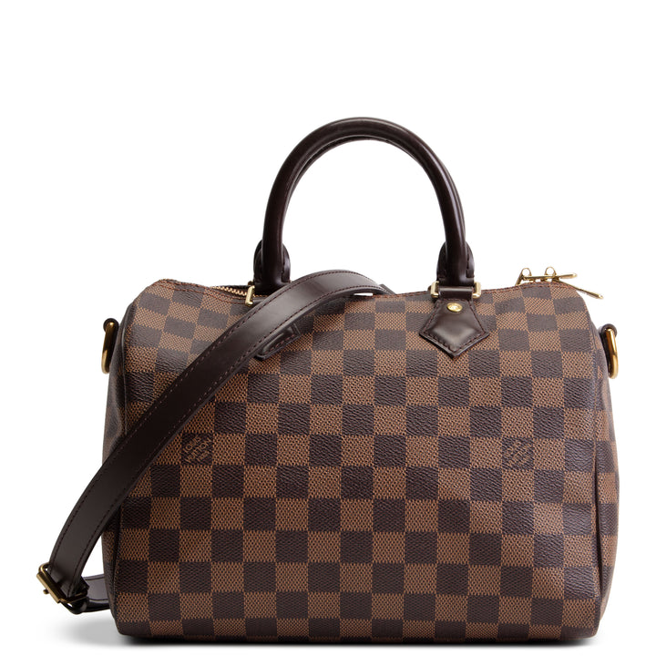 LOUIS VUITTON Damier Ebene Speedy Bandouliere 25