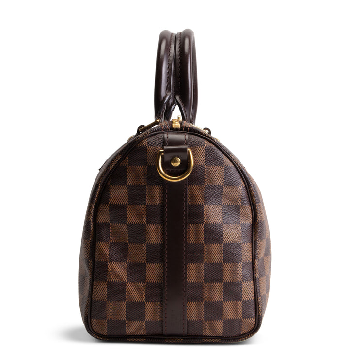 LOUIS VUITTON Damier Ebene Speedy Bandouliere 25