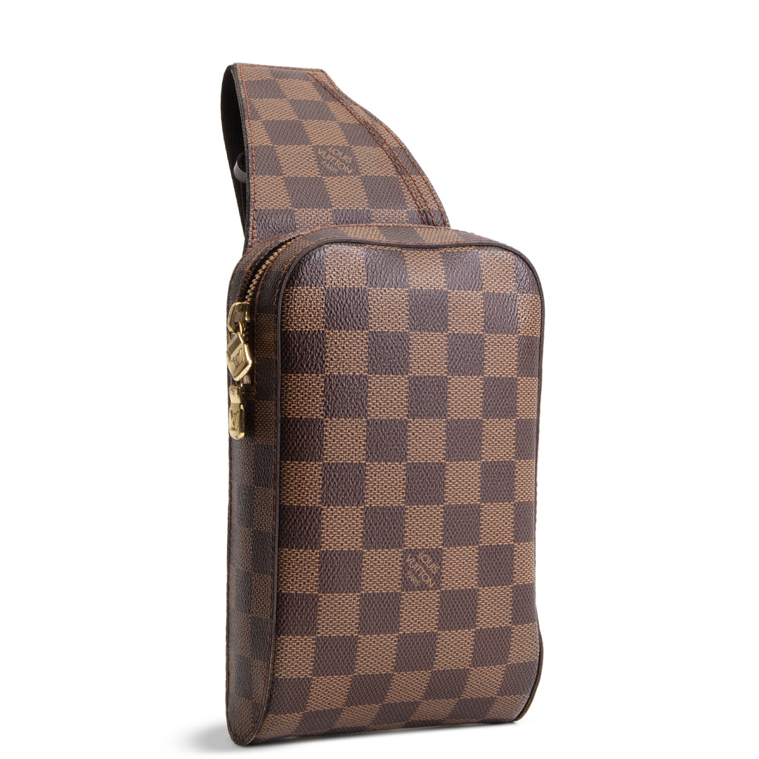 LOUIS VUITTON Vintage Damier Ebene Geronimos Sling Bag