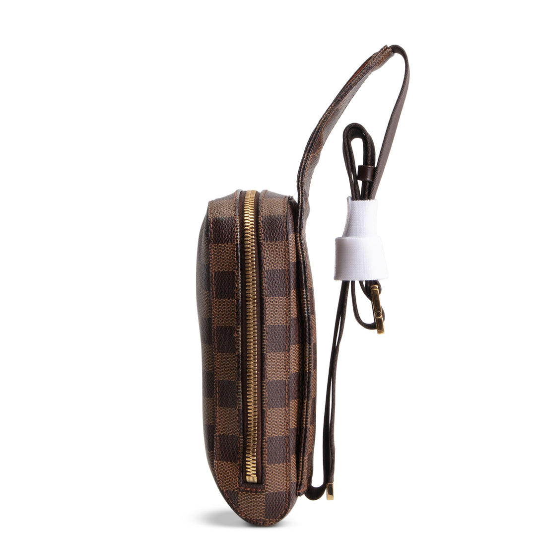 LOUIS VUITTON Vintage Damier Ebene Geronimos Sling Bag