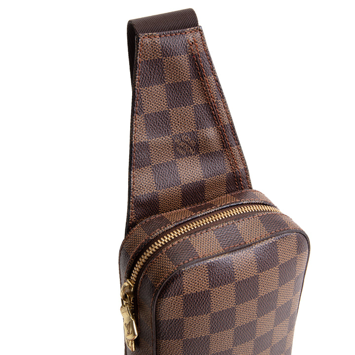 LOUIS VUITTON Vintage Damier Ebene Geronimos Sling Bag