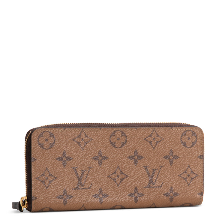 LOUIS VUITTON Monogram Reverse Clemence Wallet