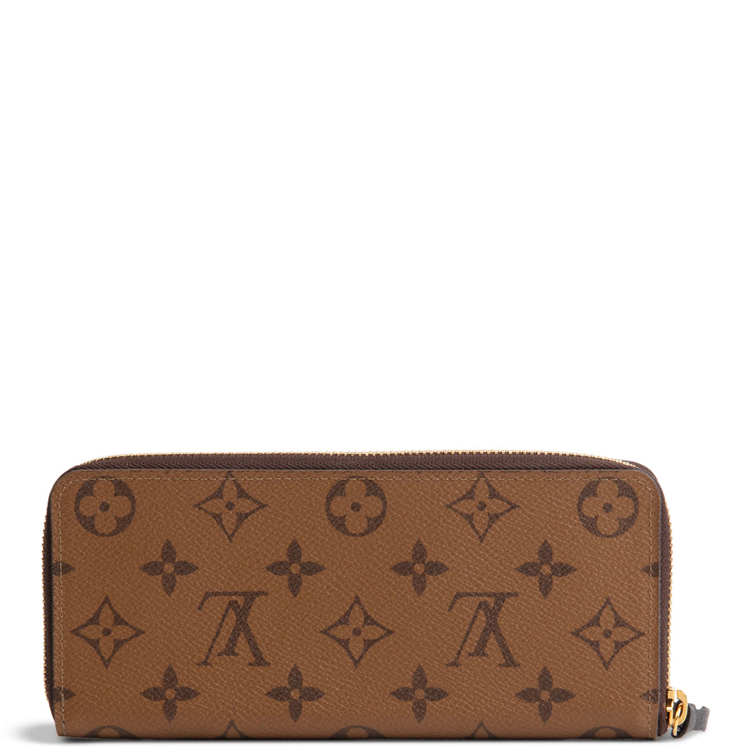 LOUIS VUITTON Monogram Reverse Clemence Wallet