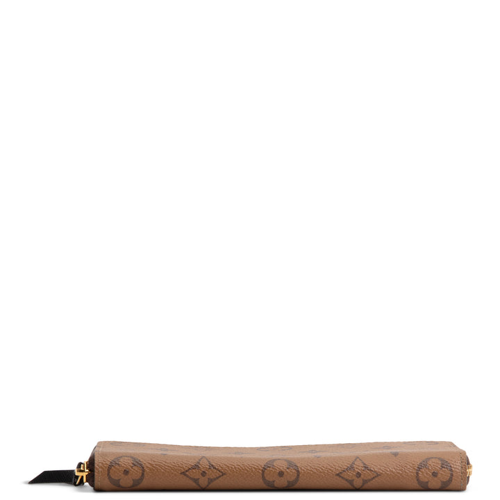LOUIS VUITTON Monogram Reverse Clemence Wallet