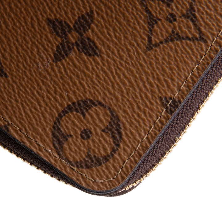 LOUIS VUITTON Monogram Reverse Clemence Wallet