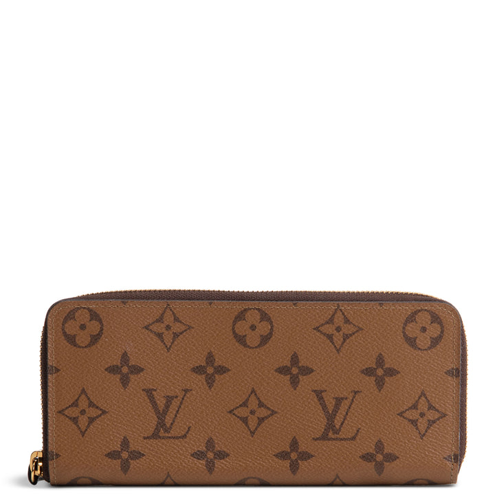 LOUIS VUITTON Monogram Reverse Clemence Wallet