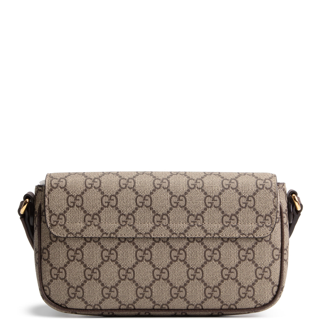 GUCCI GG Supreme Ophidia Pochette - Beige & Ebony
