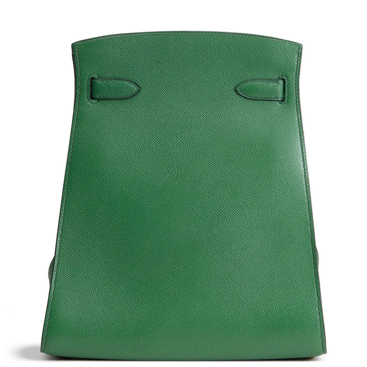 HERMES Vintage Courchevel Kelly Sport MM - Vert Benghal