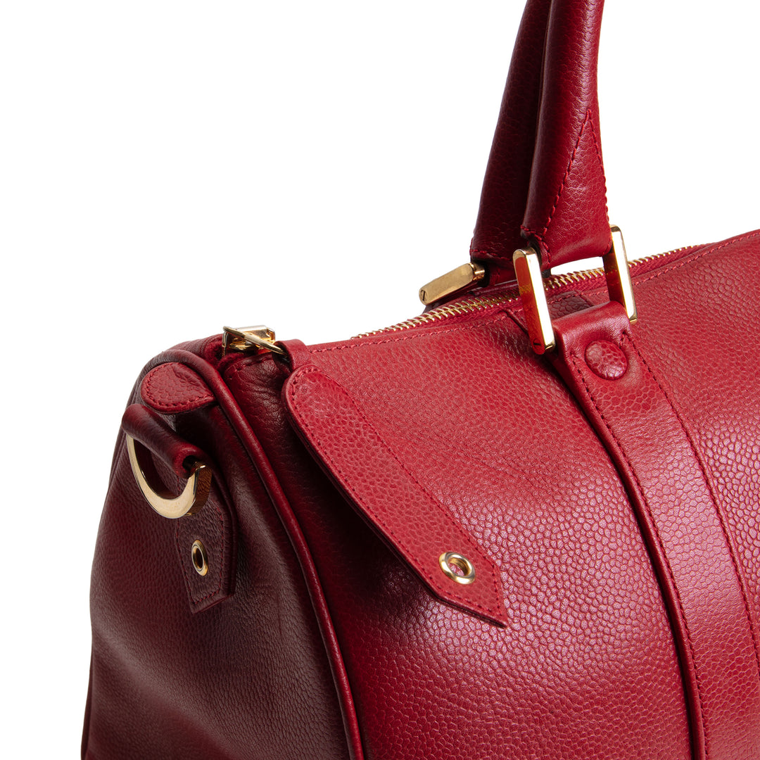 CHANEL Vintage CC Caviar Boston Bag