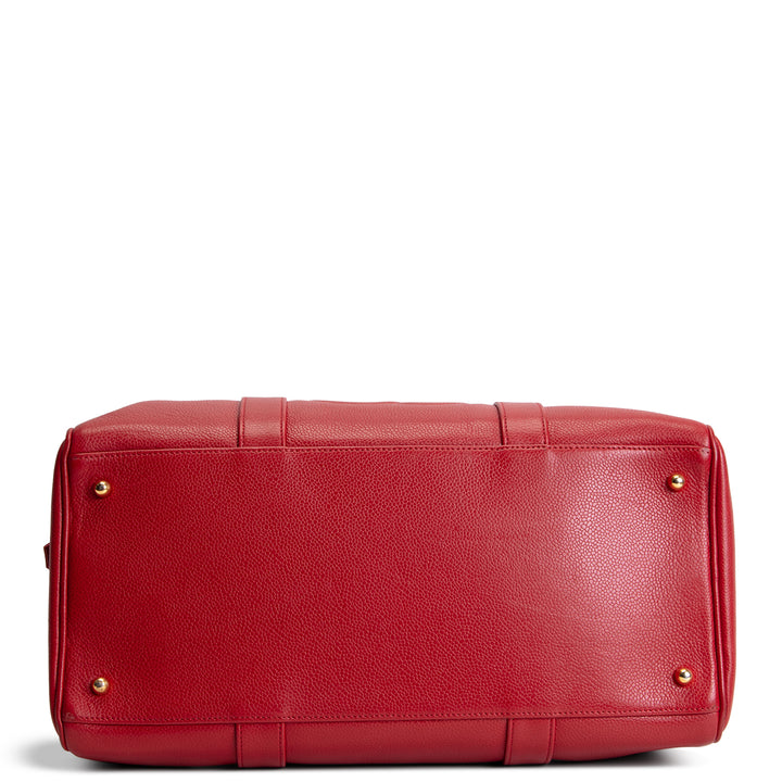CHANEL Vintage CC Caviar Boston Bag