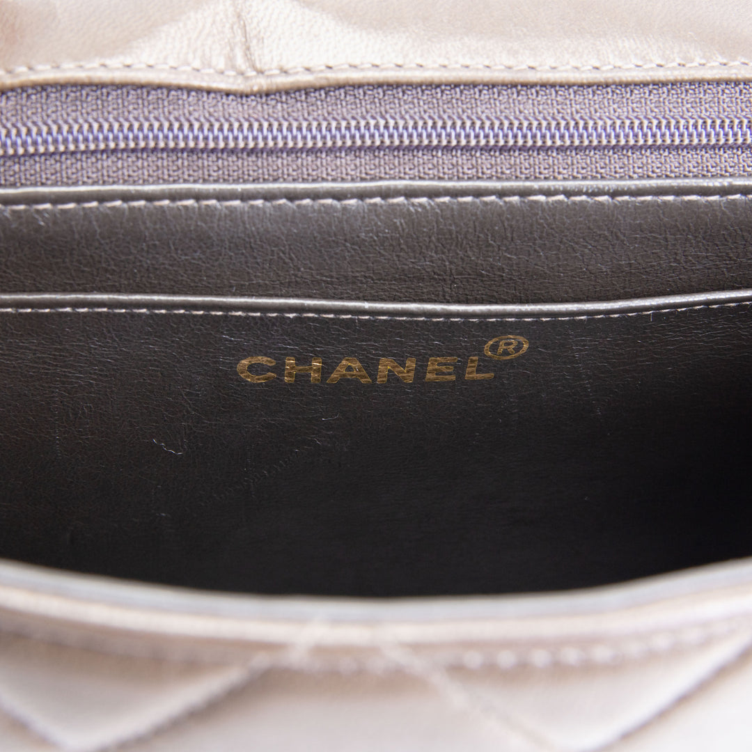CHANEL Vintage XL Square Single Flap Crossbody