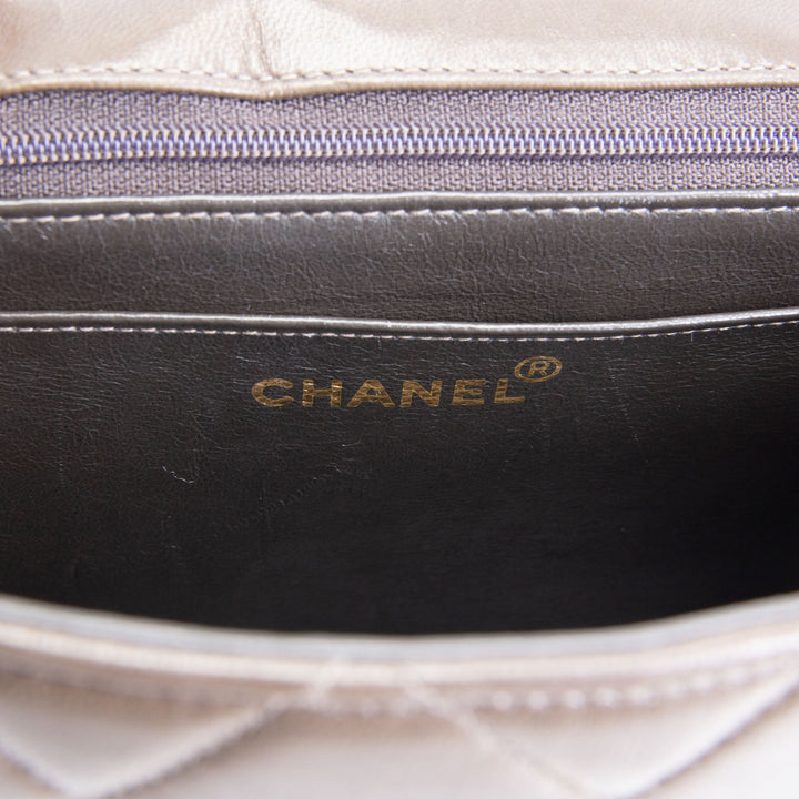 CHANEL Vintage XL Square Single Flap Crossbody
