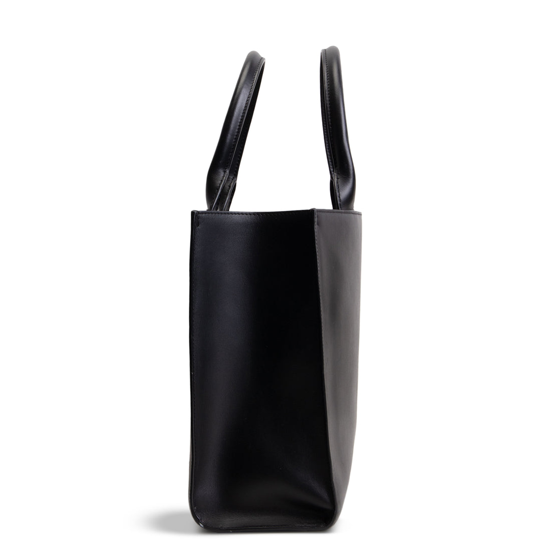 DOLCE & GABBANA Leather Daily DG Tote - Black