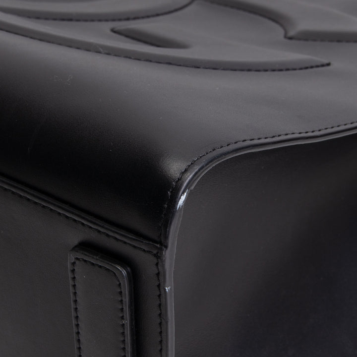DOLCE & GABBANA Leather Daily DG Tote - Black