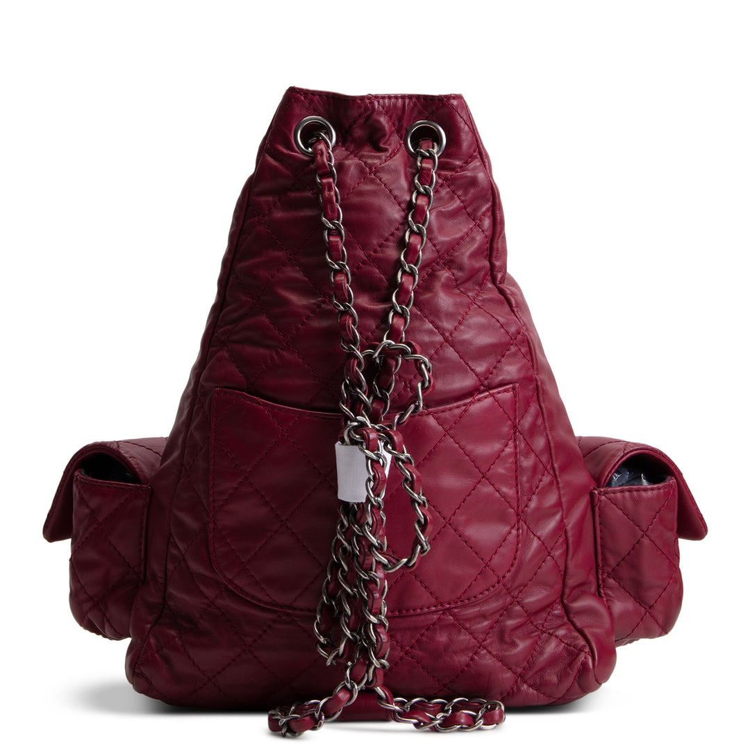 CHANEL Leather Backpack Is Back - Burgundy