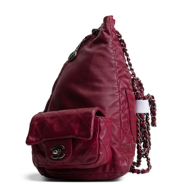 CHANEL Leather Backpack Is Back - Burgundy