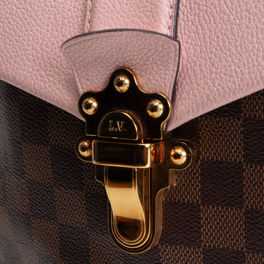 LOUIS VUITTON Damier Ebene Clapton Backpack -Magnolia Pink OUTLET FINAL SALE