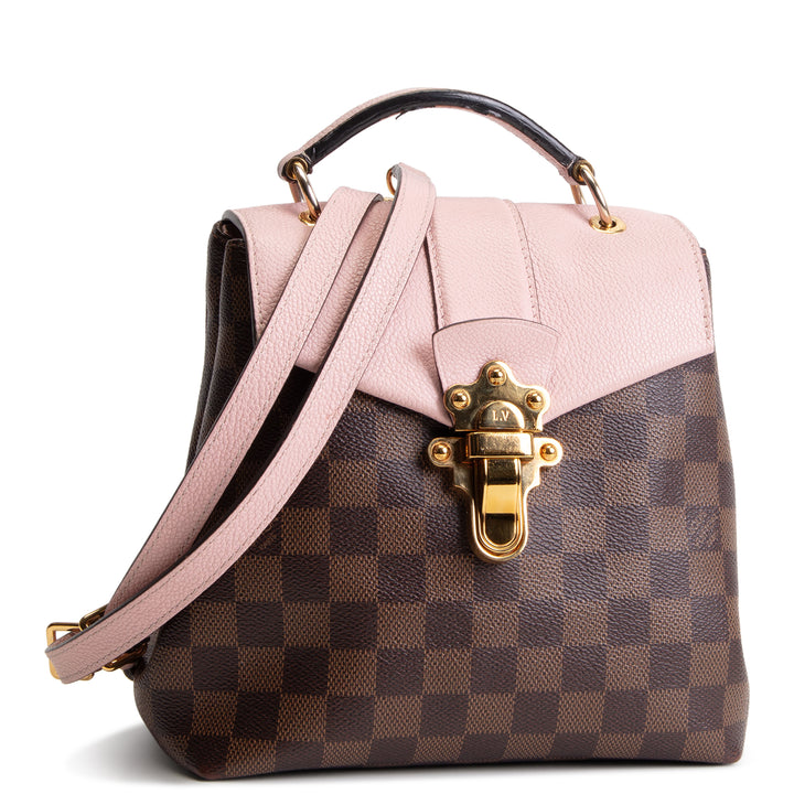 LOUIS VUITTON Damier Ebene Clapton Backpack -Magnolia Pink OUTLET FINAL SALE