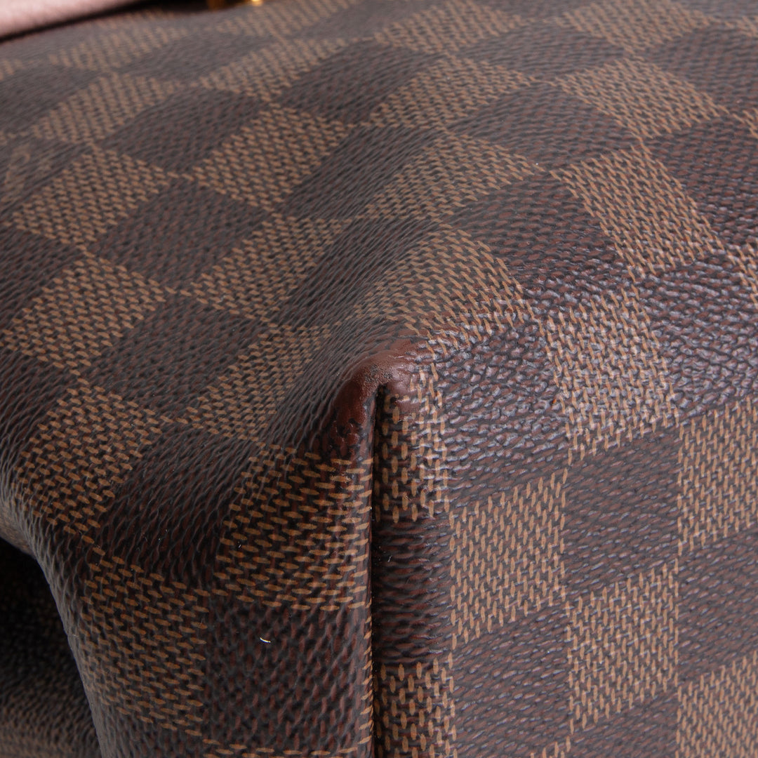LOUIS VUITTON Damier Ebene Clapton Backpack -Magnolia Pink OUTLET FINAL SALE
