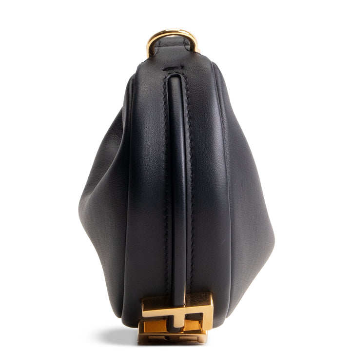 FENDI Fendigraphy Nano Hobo Charm - Black