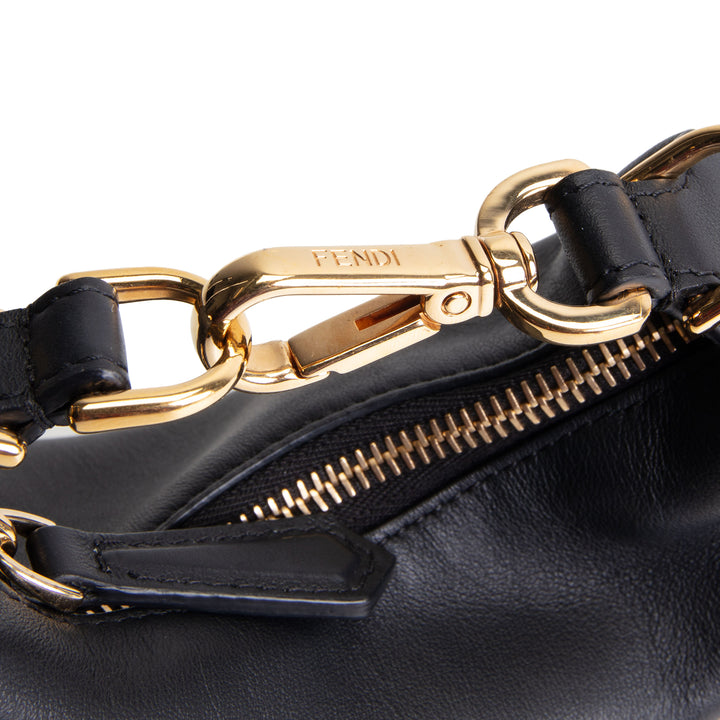 FENDI Fendigraphy Nano Hobo Charm - Black