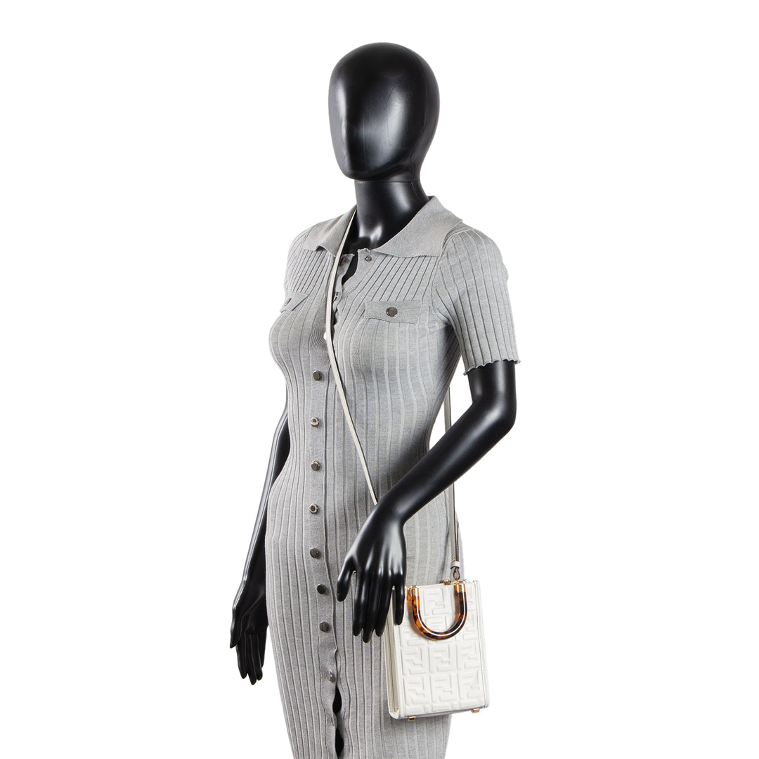 FENDI FF Embossed Sunshine Mini