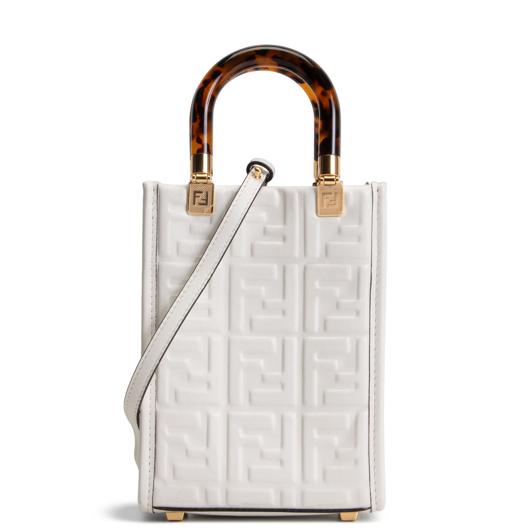 FENDI FF Embossed Sunshine Mini