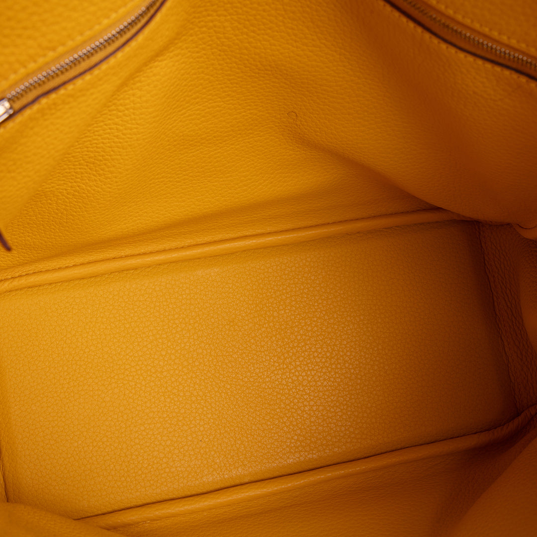 HERMES Toile Victoria II Cabas Tote 35 - Soleil