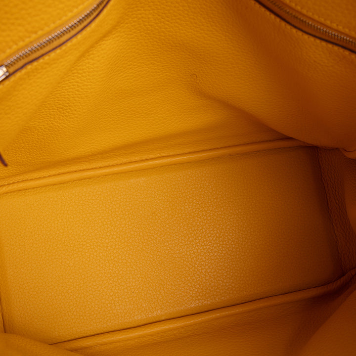 HERMES Toile Victoria II Cabas Tote 35 - Soleil