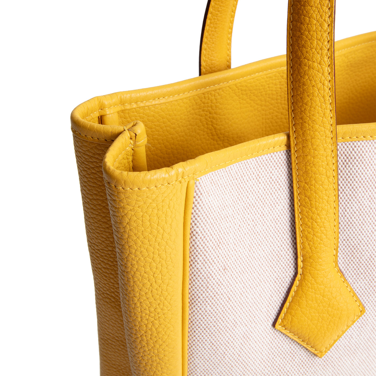 HERMES Toile Victoria II Cabas Tote 35 - Soleil