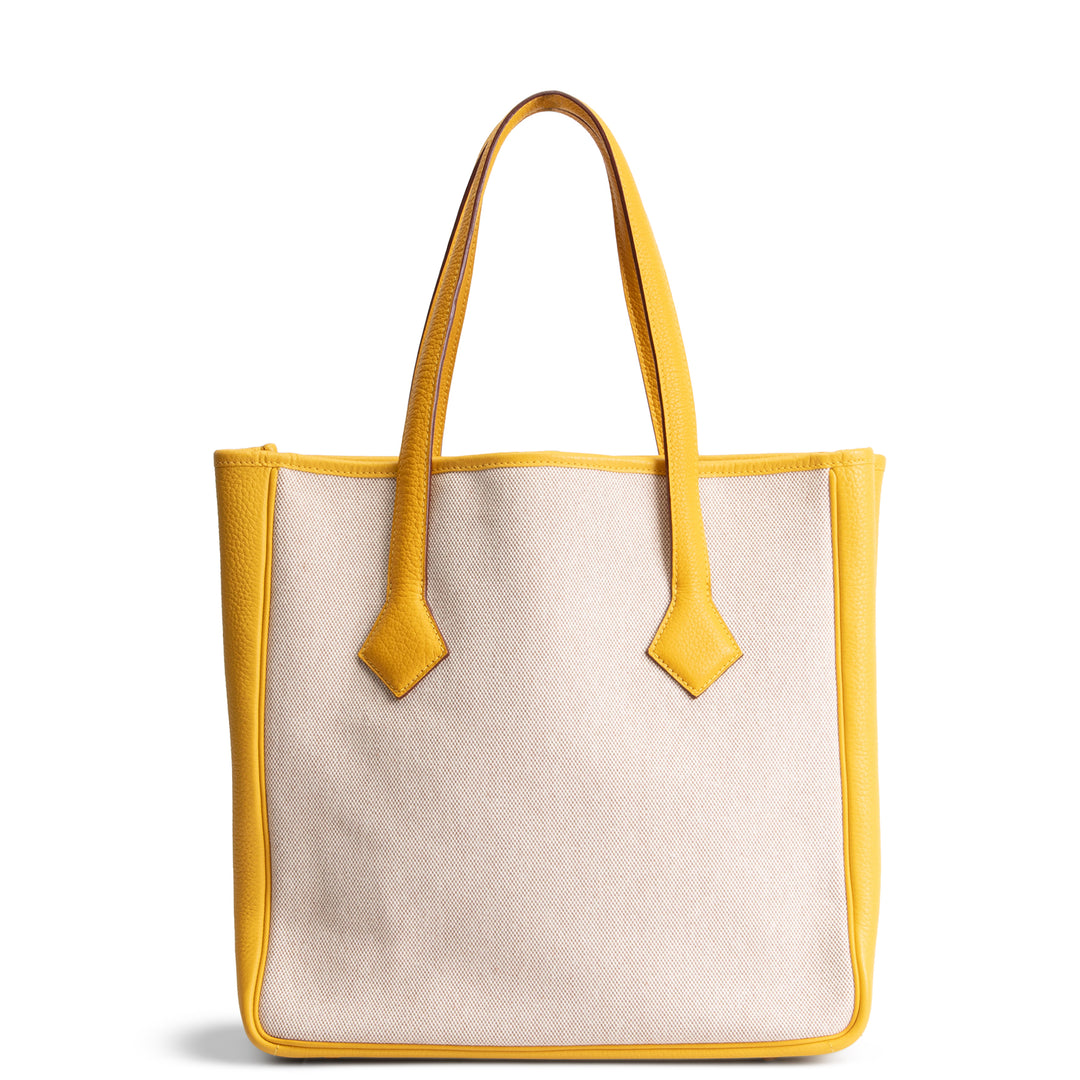 HERMES Toile Victoria II Cabas Tote 35 - Soleil